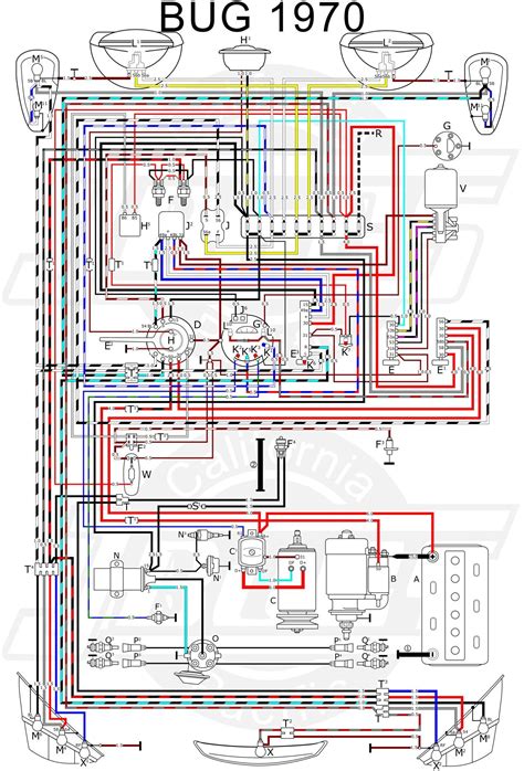 1969 vw squareback wiring diagram 